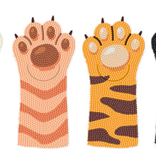 Load image into Gallery viewer, 4Pcs Cat Diamond Bookmark Art Projects Diamond Art Bookmark for Adults Beginners