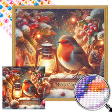 Load image into Gallery viewer, AB Diamond Painting - Full Round - Christmas bird (40*40CM)