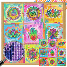 Load image into Gallery viewer, AB Diamond Painting - Full Square - Meditation (50*50CM)