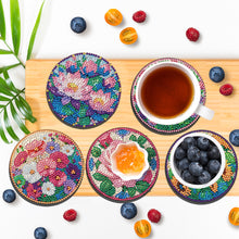 Load image into Gallery viewer, 8Pcs Acrylic Flowers 5D Diamond Painting Coasters for Adults Beginners