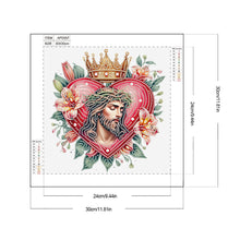 Load image into Gallery viewer, Diamond Painting - Partial Special Shaped - Lily Love Jesus (30*30CM)