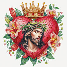 Load image into Gallery viewer, Diamond Painting - Partial Special Shaped - Lily Love Jesus (30*30CM)