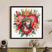 Load image into Gallery viewer, Diamond Painting - Partial Special Shaped - Lily Love Jesus (30*30CM)