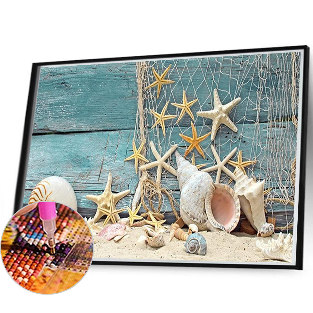 Diamond Painting - Full Round - Conch Starfish (40*60CM)