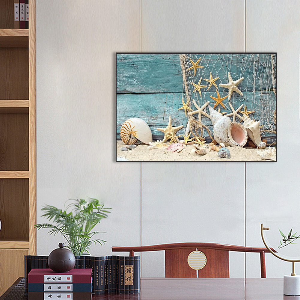 Diamond Painting - Full Round - Conch Starfish (40*60CM)