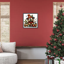 Load image into Gallery viewer, Diamond Painting - Full Round - Christmas Puppy (30*30CM)