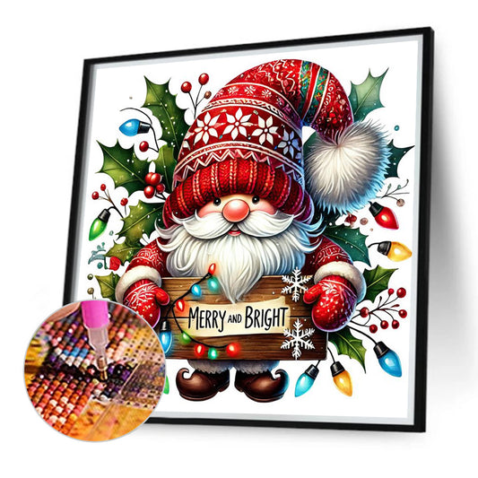 Diamond Painting - Full Round - Christmas Gnome (30*30CM)