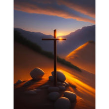 Load image into Gallery viewer, Diamond Painting - Full Round - Desert Cross (30*40CM)