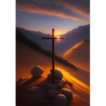 Load image into Gallery viewer, Diamond Painting - Full Round - Desert Cross (30*40CM)