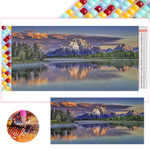 Load image into Gallery viewer, Diamond Painting - Full Square - Snowy Mountain River (80*40CM)