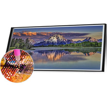 Load image into Gallery viewer, Diamond Painting - Full Square - Snowy Mountain River (80*40CM)