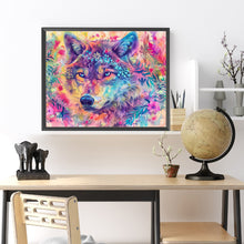 Load image into Gallery viewer, Diamond Painting - Full Square - Colorful Wolf (50*40CM)
