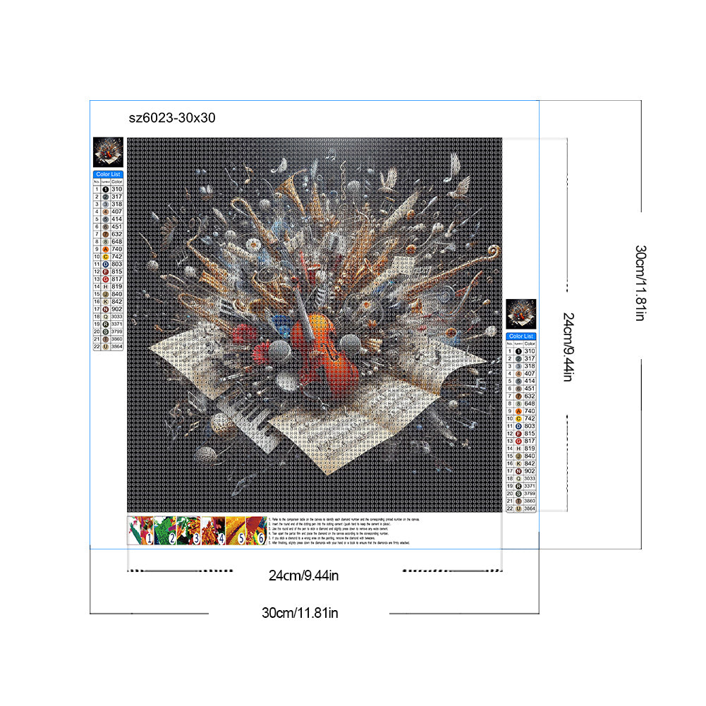 Diamond Painting - Full Round - Note Book (30*30CM)