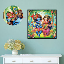 Load image into Gallery viewer, Diamond Painting - Partial Special Shaped - Hinduism (30*30CM)