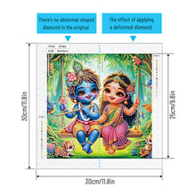 Load image into Gallery viewer, Diamond Painting - Partial Special Shaped - Hinduism (30*30CM)