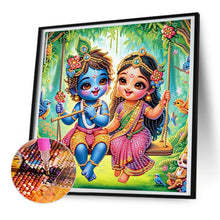 Load image into Gallery viewer, Diamond Painting - Partial Special Shaped - Hinduism (30*30CM)