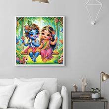 Load image into Gallery viewer, Diamond Painting - Partial Special Shaped - Hinduism (30*30CM)
