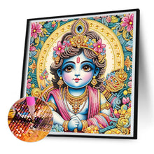 Load image into Gallery viewer, Diamond Painting - Partial Special Shaped - Hinduism (30*30CM)