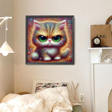 Load image into Gallery viewer, Diamond Painting - Full Round - Big Eyed Cat (30*30CM)