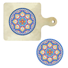 Load image into Gallery viewer, Mandala Diamond Crafts Projects Round Diamond Painting Table Mats for Home Decor