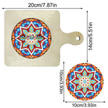 Load image into Gallery viewer, Mandala Diamond Crafts Projects Round Diamond Painting Table Mats for Home Decor