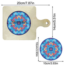 Load image into Gallery viewer, Mandala Diamond Crafts Projects Round Diamond Painting Table Mats for Home Decor