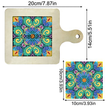 Load image into Gallery viewer, Mandala Diamond Crafts Projects Round Diamond Painting Table Mats for Home Decor