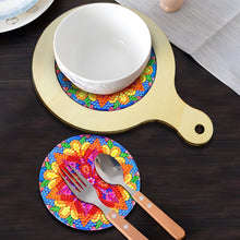 Load image into Gallery viewer, Mandala Diamond Crafts Projects Round Diamond Painting Table Mats for Home Decor