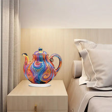 Load image into Gallery viewer, Acrylic Special Shape Artistic Tea Pot Desktop Diamond Painting Ornaments
