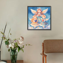 Load image into Gallery viewer, Diamond Painting - Full Round - Three Angel Little Girls (30*30CM)