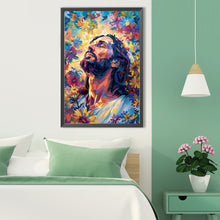 Load image into Gallery viewer, Diamond Painting - Full Round - Floral Jesus (40*60CM)