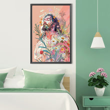 Load image into Gallery viewer, Diamond Painting - Full Round - Geometric Jesus (40*60CM)