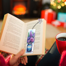 Load image into Gallery viewer, 3Pcs Special Shape Flower Diamond Art Bookmark with Pendant for Adults Beginners