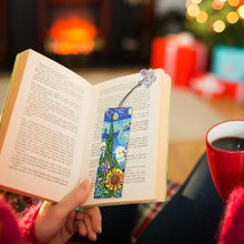 Load image into Gallery viewer, 3Pcs Special Shape Flower Diamond Art Bookmark with Pendant for Adults Beginners