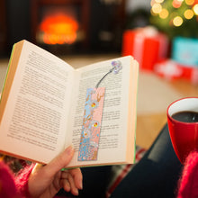 Load image into Gallery viewer, 3Pcs Special Shape Flower Diamond Art Bookmark with Pendant for Adults Beginners