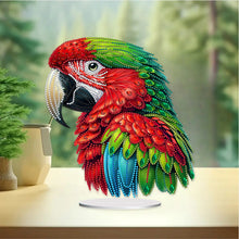 Load image into Gallery viewer, Acrylic Special Shape Parrot Diamond Painting Desktop Ornament for Beginners