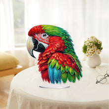 Load image into Gallery viewer, Acrylic Special Shape Parrot Diamond Painting Desktop Ornament for Beginners