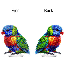 Load image into Gallery viewer, Acrylic Special Shape Parrot Diamond Painting Desktop Ornament for Beginners