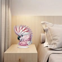 Load image into Gallery viewer, Acrylic Special Shape Parrot Diamond Painting Desktop Ornament for Beginners