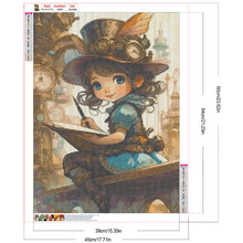 Load image into Gallery viewer, Diamond Painting - Full Round - Steam Punk Girl (45*60CM)