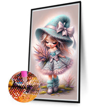 Load image into Gallery viewer, Diamond Painting - Full Round - Lavender girl (40*70CM)