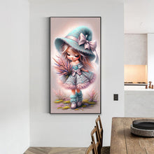 Load image into Gallery viewer, Diamond Painting - Full Round - Lavender girl (40*70CM)