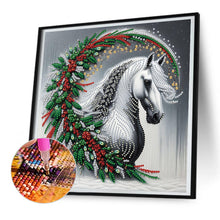Load image into Gallery viewer, Diamond Painting - Partial Special Shaped - Art Horse (30*30CM)