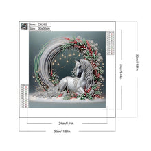 Load image into Gallery viewer, Diamond Painting - Partial Special Shaped - Art Horse (30*30CM)