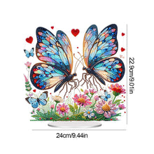 Load image into Gallery viewer, Acrylic Special Shape Butterfly Diamond Painting Desktop Ornament for Home Decor