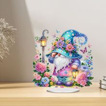 Load image into Gallery viewer, Acrylic Special Shape Flower Gnome Diamond Painting Desktop Ornaments for Home