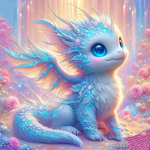 Load image into Gallery viewer, Diamond Painting - Full Round - Little dinosaur (40*40CM)