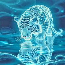 Load image into Gallery viewer, Diamond Painting - Full Round - Tiger (40*40CM)
