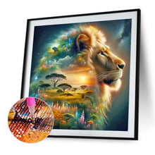 Load image into Gallery viewer, Diamond Painting - Full Round - Lion (50*50CM)