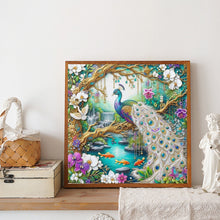 Load image into Gallery viewer, Diamond Painting - Full Round - Peacock (40*40CM)